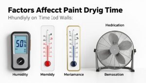 Czynniki wpływające na czas schnięcia farby na ścianie - wilgotność, temperatura i wentylacja