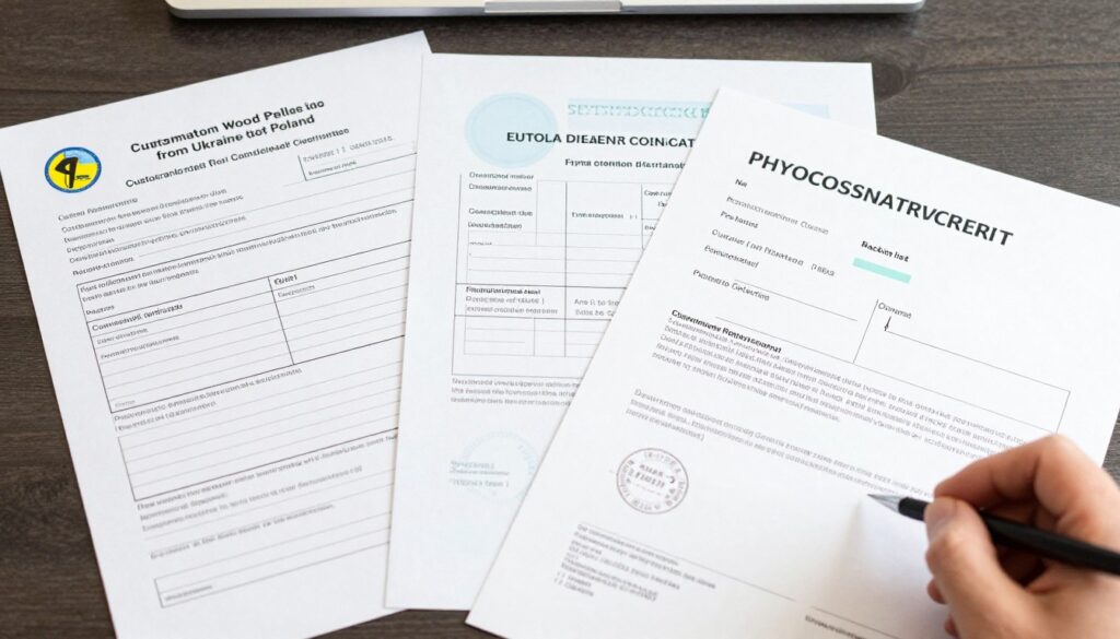 Dokumenty celne wymagane przy imporcie pelletu z Ukrainy do Polski - sprzedam olej opałowy cena