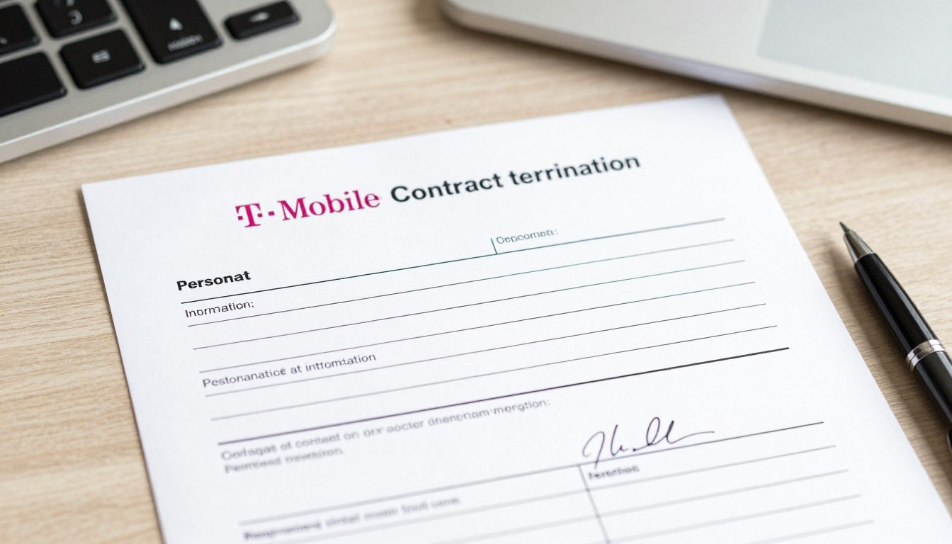 Formularz wypowiedzenia umowy T-Mobile internet wzór