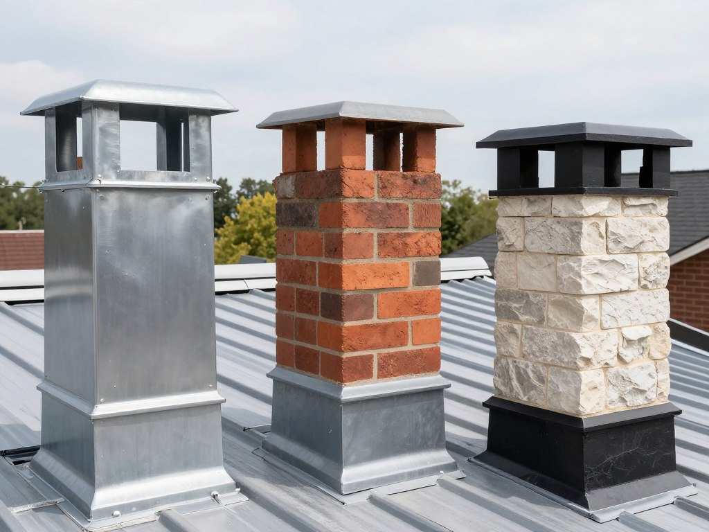 Gotowe obudowy komina z różnych materiałów