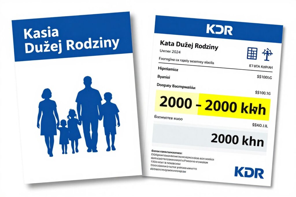 Karta Dużej Rodziny i jej wpływ na limit na prąd o co chodzi w praktyce