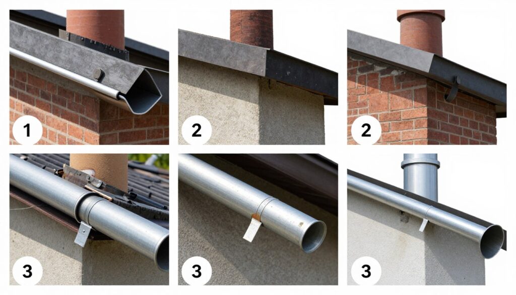 Najczęstsze błędy w obróbce blacharskiej komina - przykłady