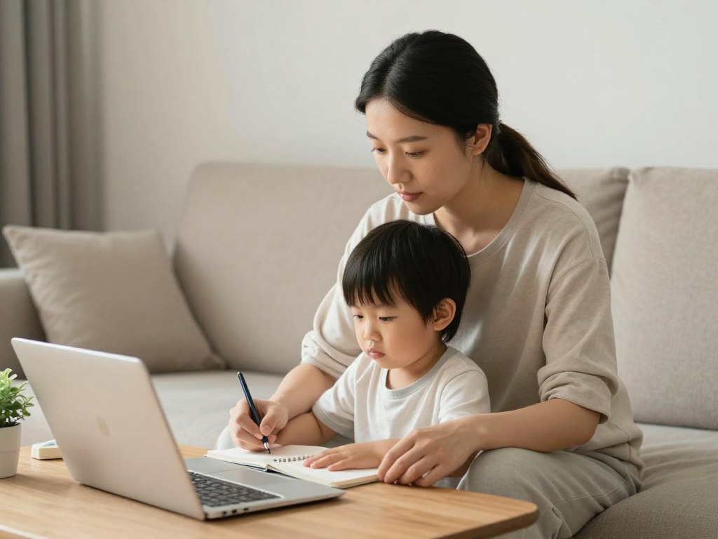 Okresy nieskładkowe a staż pracy do emerytury - kobieta na urlopie wychowawczym