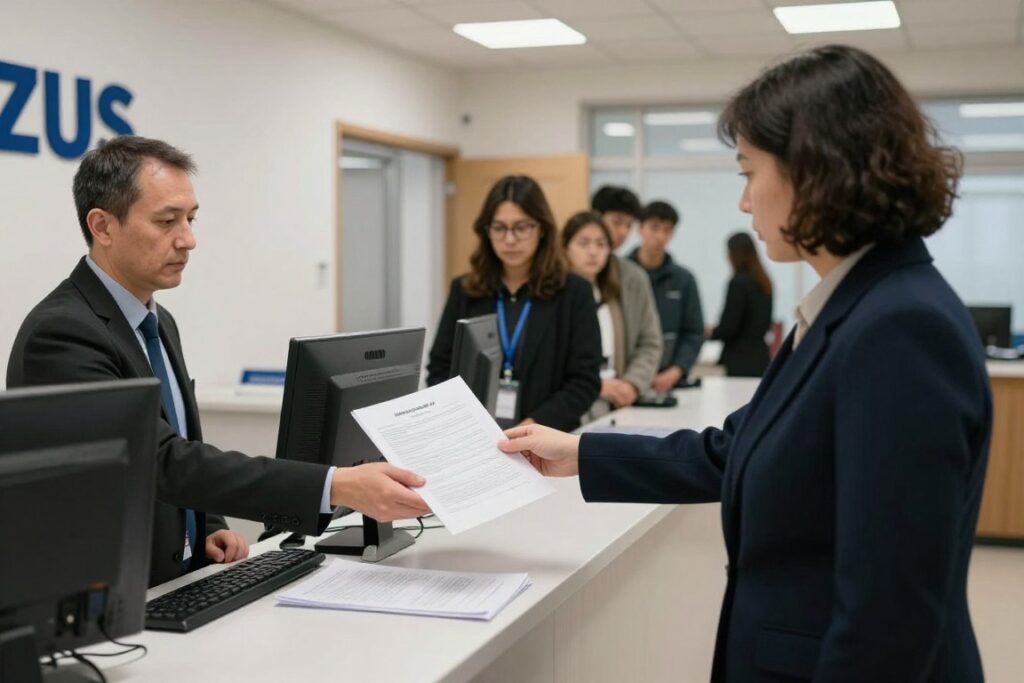 Osoba składająca odwołanie od decyzji ZUS w sprawie odmowy świadczenia rehabilitacyjnego