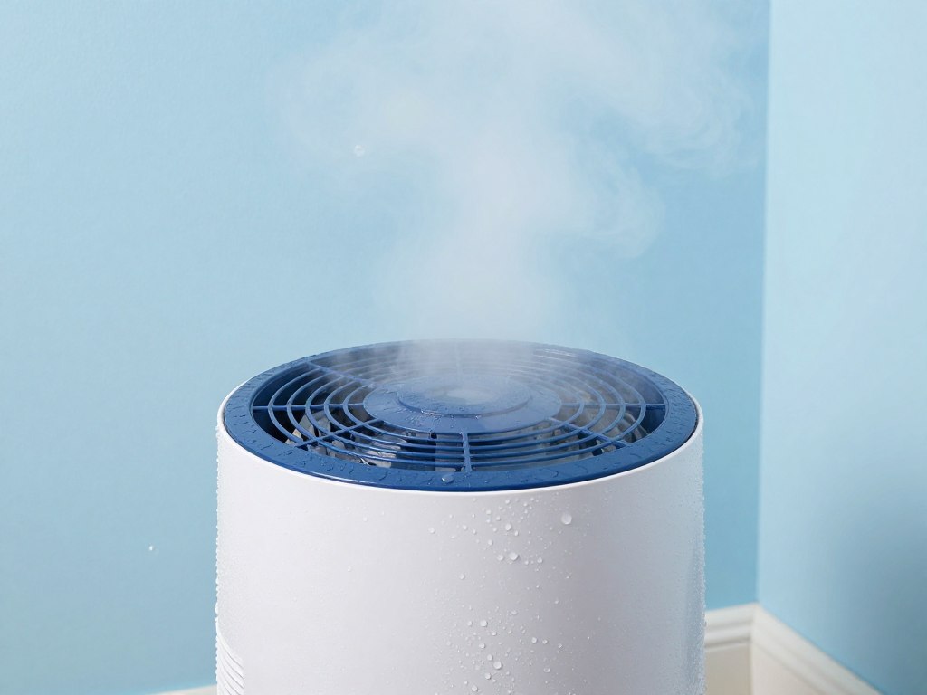 Osuszacz powietrza przyspieszający schnięcie farby w wilgotnym pomieszczeniu