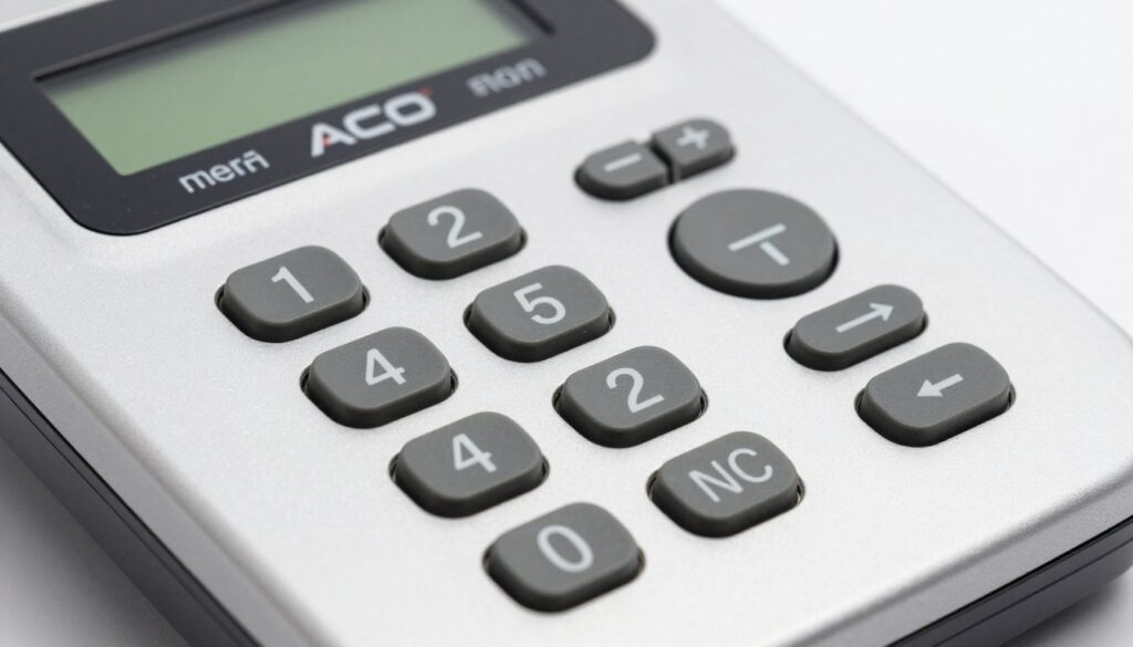 Panel domofonu ACO z klawiaturą numeryczną do wprowadzania kodów dostępu