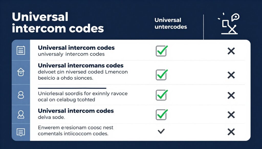 Podsumowanie faktów i mitów dotyczących uniwersalnych kodów do domofonów