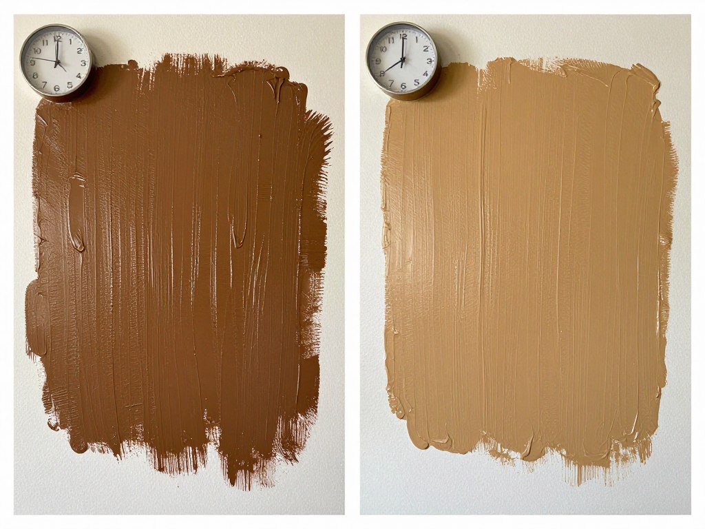 Porównanie czasu schnięcia farby olejnej i akrylowej na ścianie