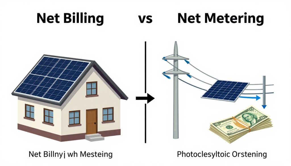Porównanie systemów Net Billing i Net Metering dla instalacji fotowoltaicznych