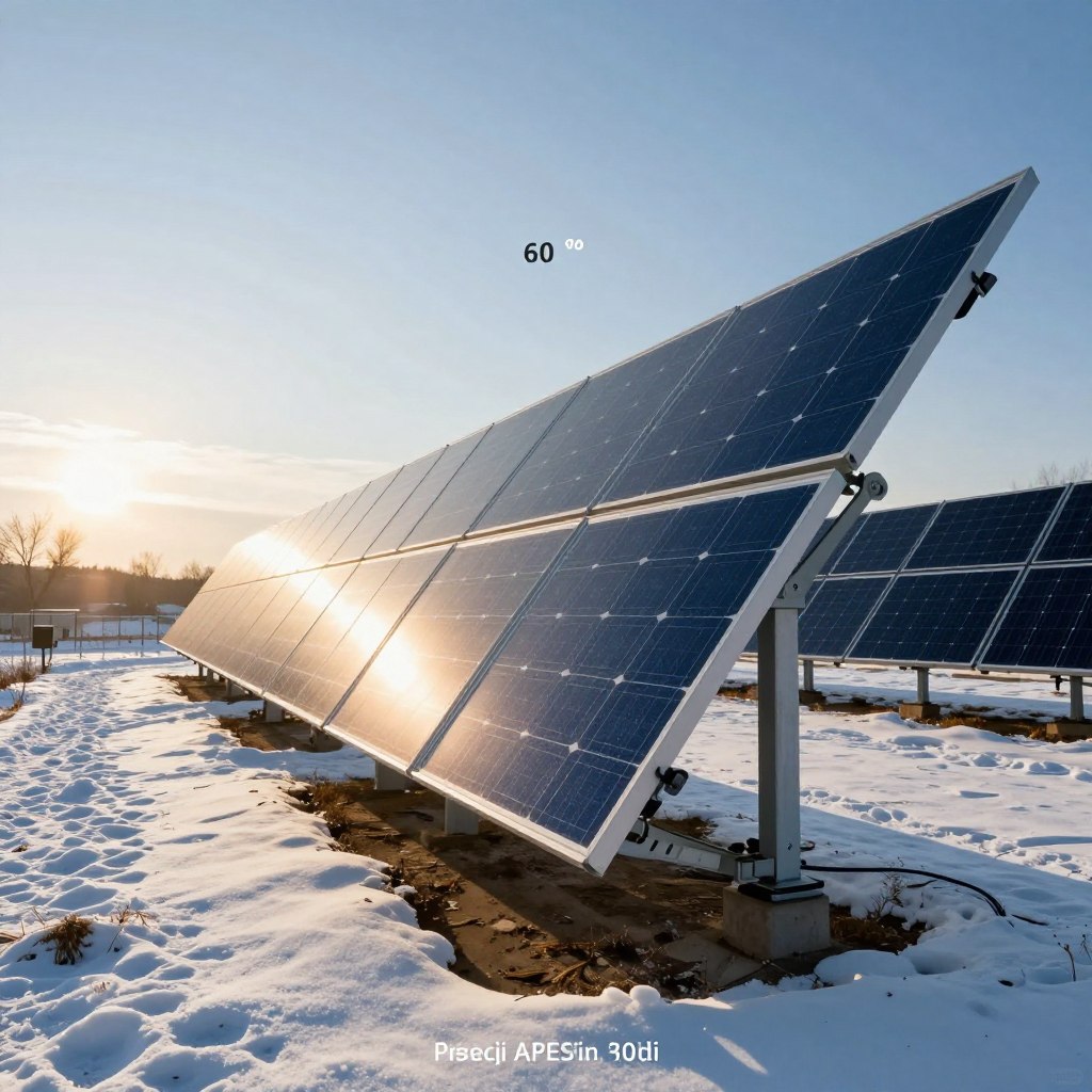 Pozycja słońca zimą i odpowiedni kąt nachylenia paneli fotowoltaicznych