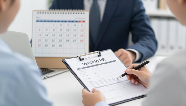 Pracownik składający wniosek o urlop w nowej pracy