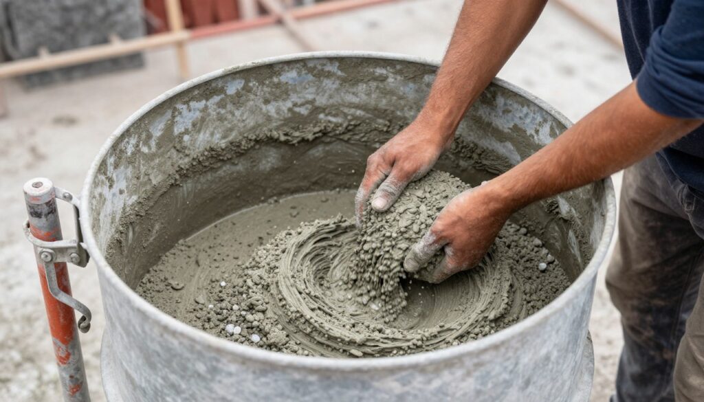 Praktyczne wskazówki dotyczące mieszania betonu - ile piachu na worek cementu 25 kg