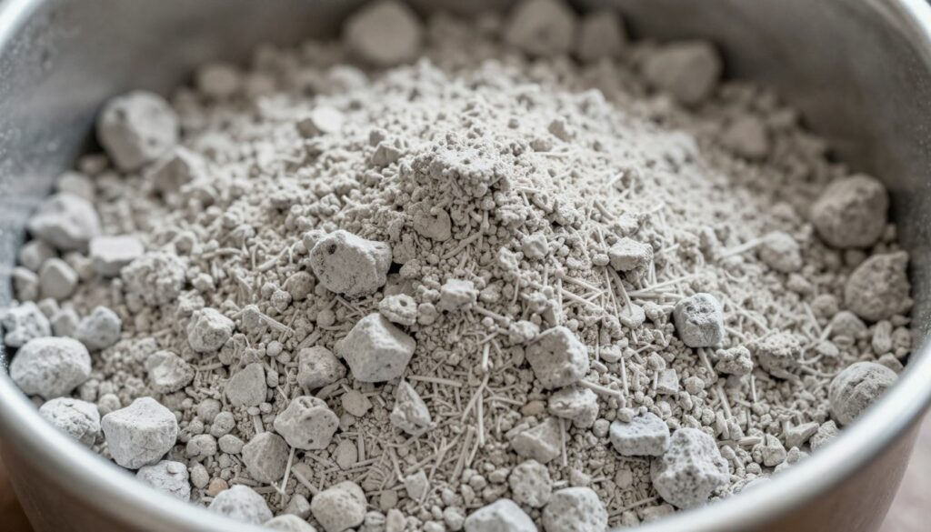 Prawidłowy popiół z pelletu - jasny, sypki, bez spieków