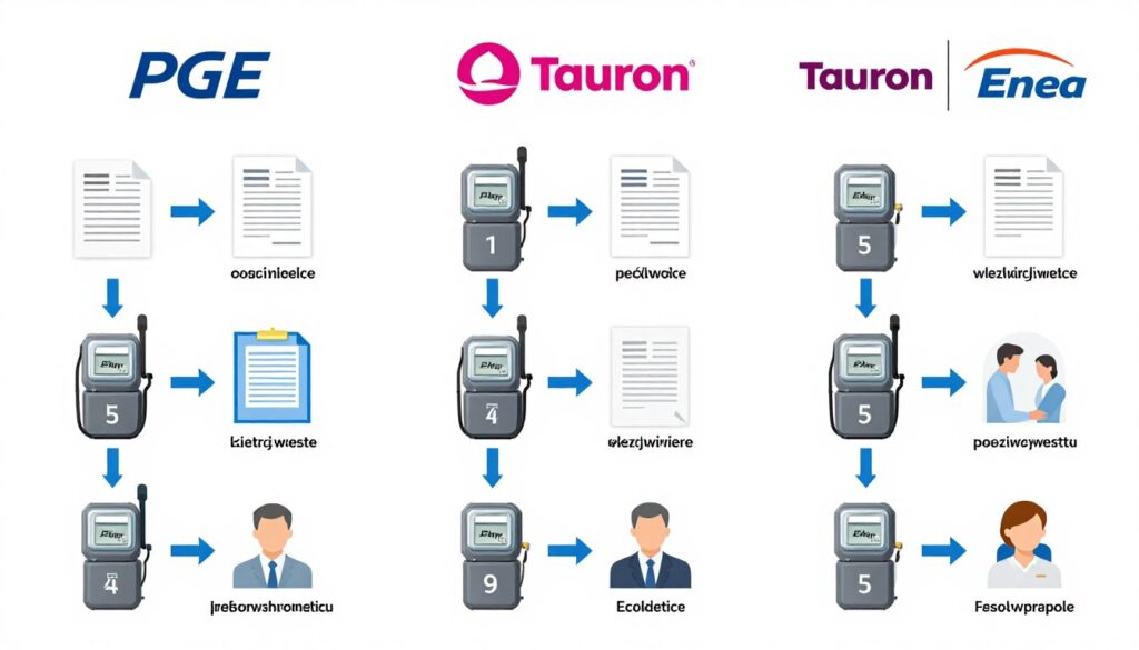 Proces przepisania licznika prądu na inną osobę w spółkach energetycznych