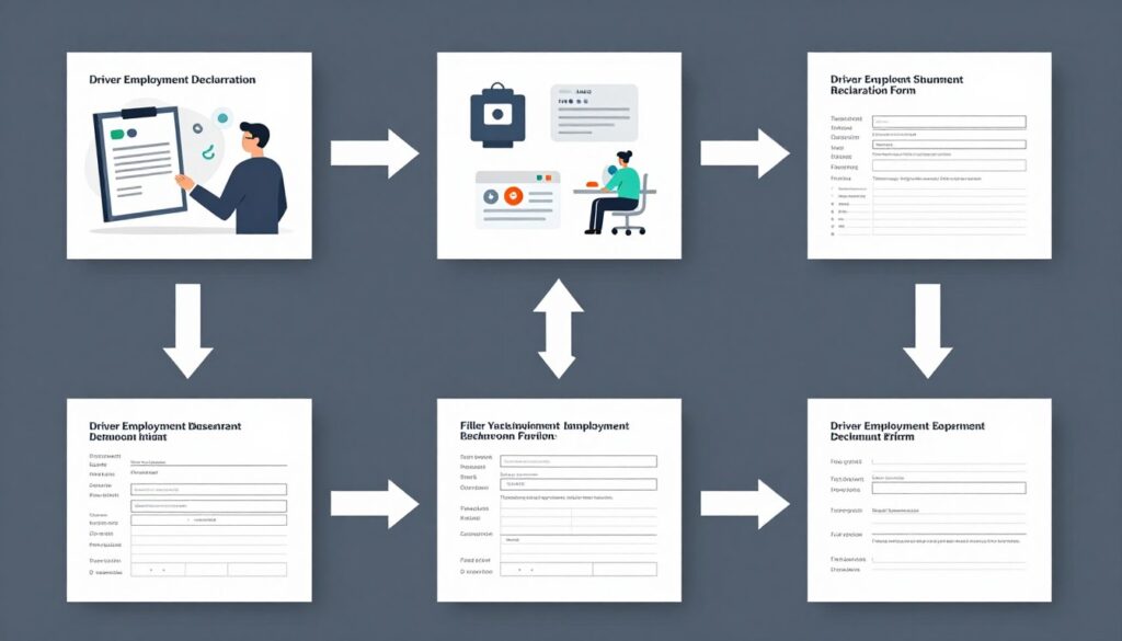 Proces wypełniania oświadczenia o zatrudnieniu kierowcy kto wypełnia