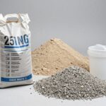 Proporcje składników betonu na worek cementu 25 kg - piasek, żwir i woda