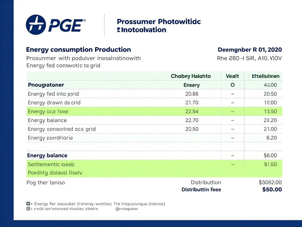 Rachunek za prąd dla prosumenta z instalacją fotowoltaiczną