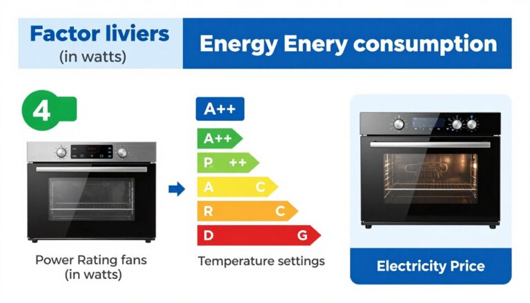 Różne czynniki wpływające na koszt pieczenia w piekarniku, w tym moc urządzenia, klasa energetyczna i temperatura