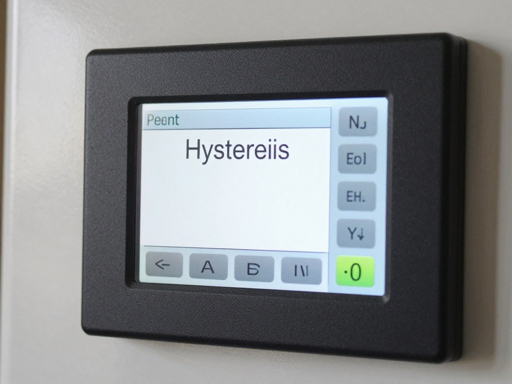 Sterownik kotła na pellet z ustawieniami histerezy