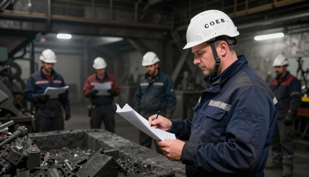 Sztygar nadzorujący pracę w kopalni - ile zarabia sztygar na kopalni