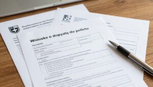 Wniosek o dopłatę do pelletu PDF - formularz i dokumenty na biurku