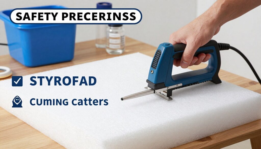 Zasady bezpieczeństwa podczas cięcia styropianu transformatorem