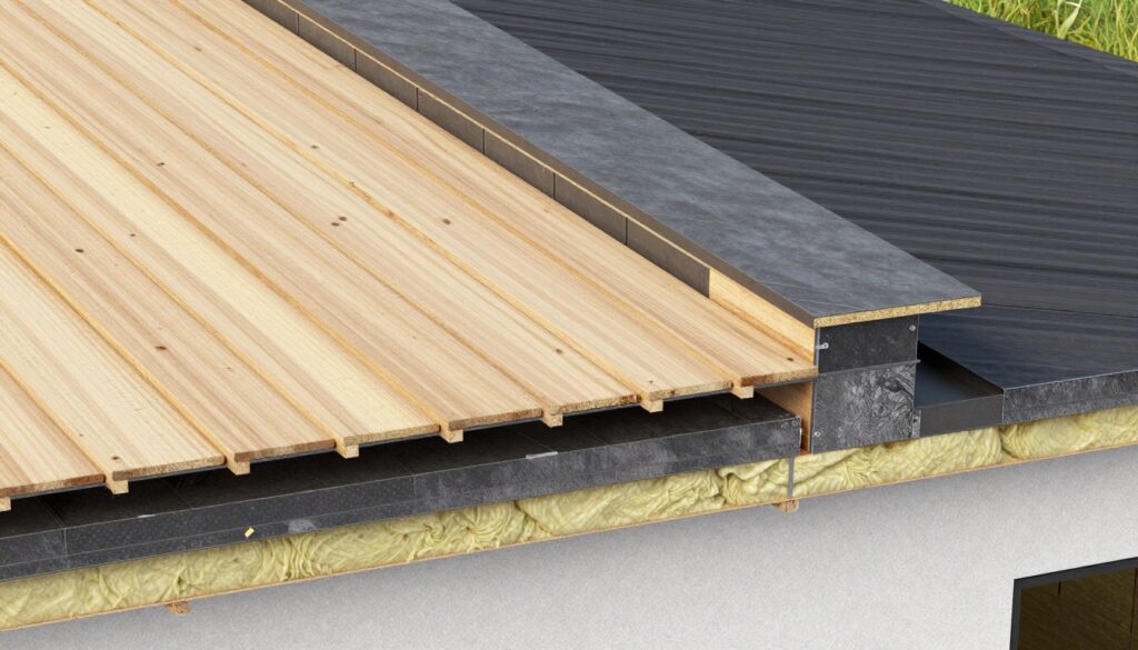 Dach bez murłaty - izolacja i wykończenie konstrukcji na zakładkę