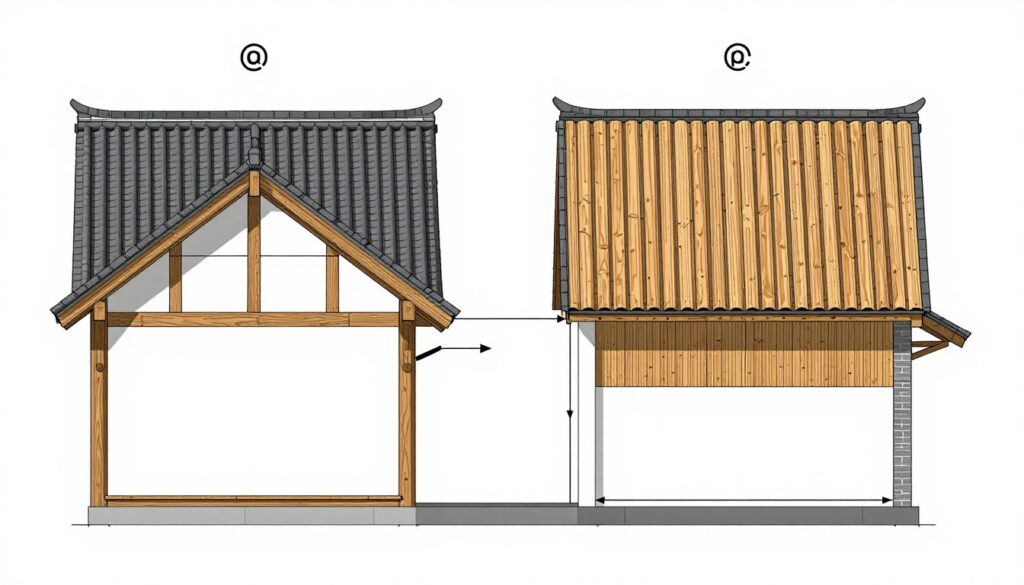 Dach bez murłaty - porównanie z tradycyjną konstrukcją