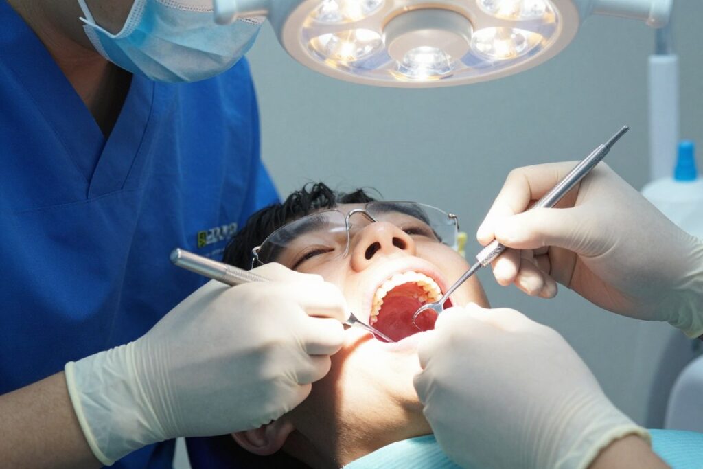 Ekstrakcja zęba mądrości - zabieg po którym dentysta może wypisać L4