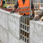 Forma do pustaków wykorzystywana na placu budowy