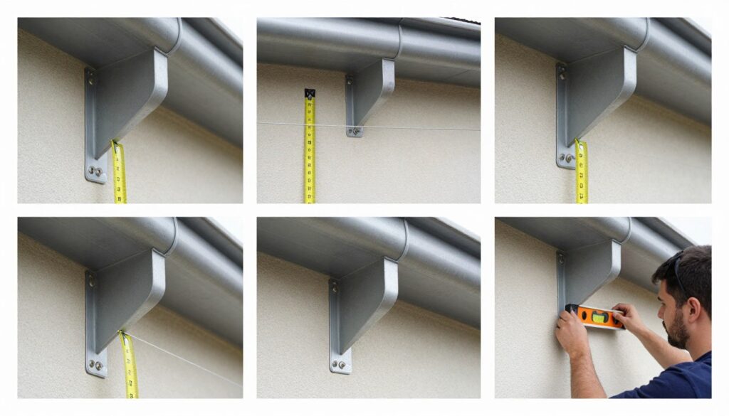 Montaż uchwytów do rynny krok po kroku Montaż uchwytów do rynny krok po kroku