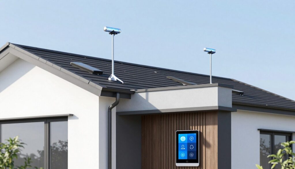 Nowoczesny dom z kompletną instalacją elektryczną i odgromową w 2026 roku