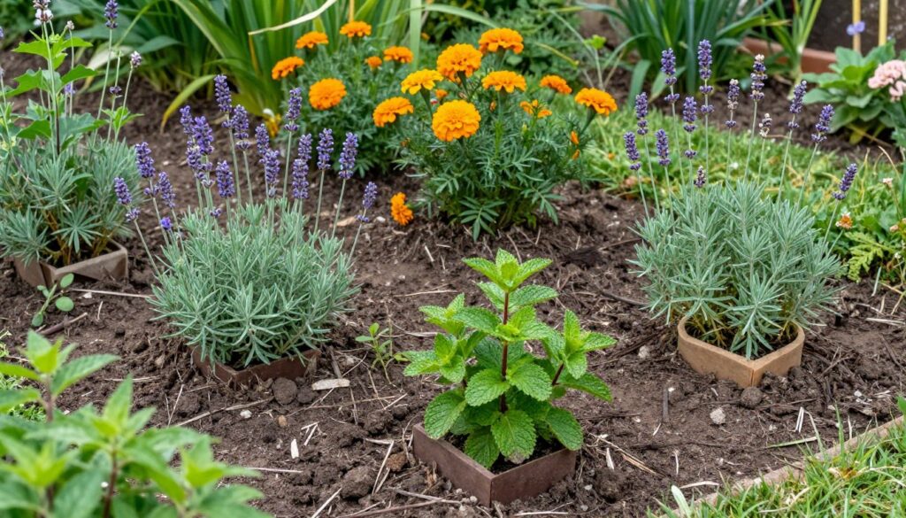 Ogród z naturalnymi barierami dla mrówek - rośliny odstraszające mrówki