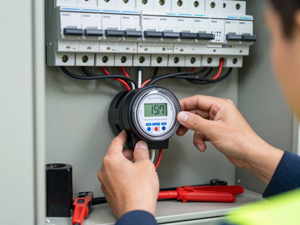 Podłączenie podlicznika prądu w praktyce - prawo Ohma kalkulator