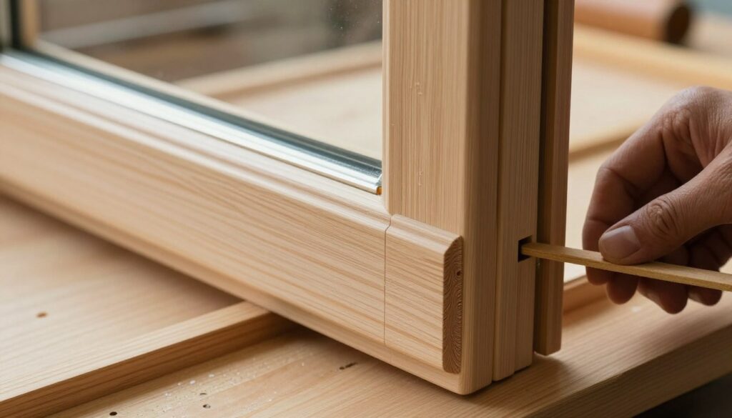 Proces wykonania skrzydła okiennego