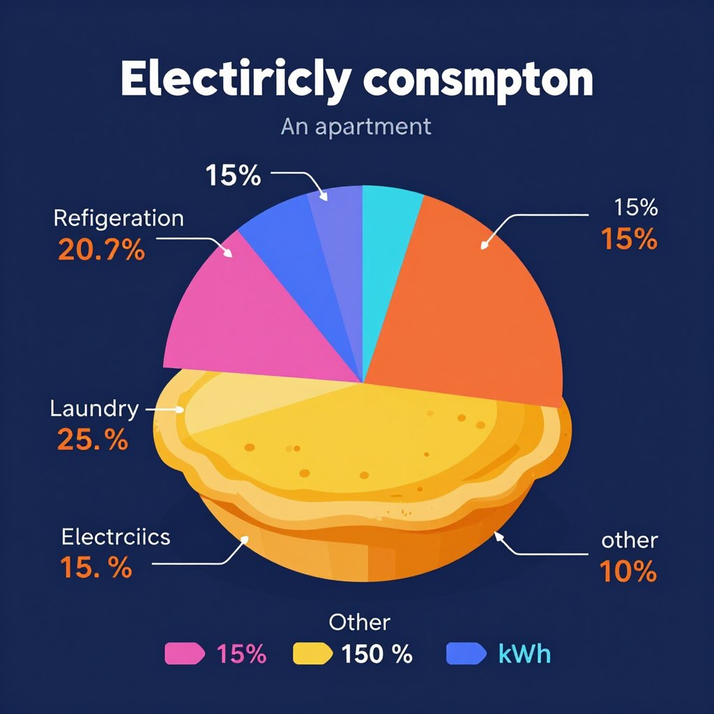 Prognozowane zużycie prądu w mieszkaniu - prawo Ohma kalkulator