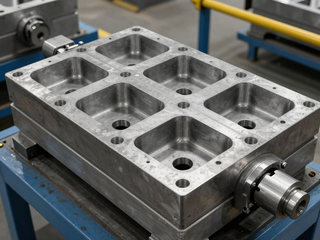 Przemysłowa forma do produkcji pustaków betonowych