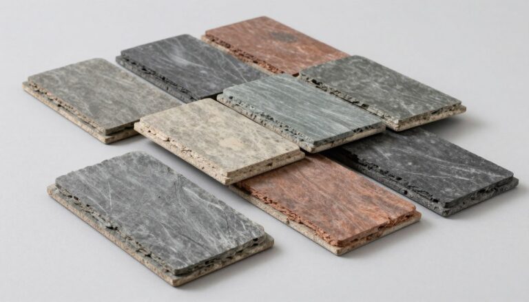 Sztuczny łupek dachowy w różnych kolorach i kształtach