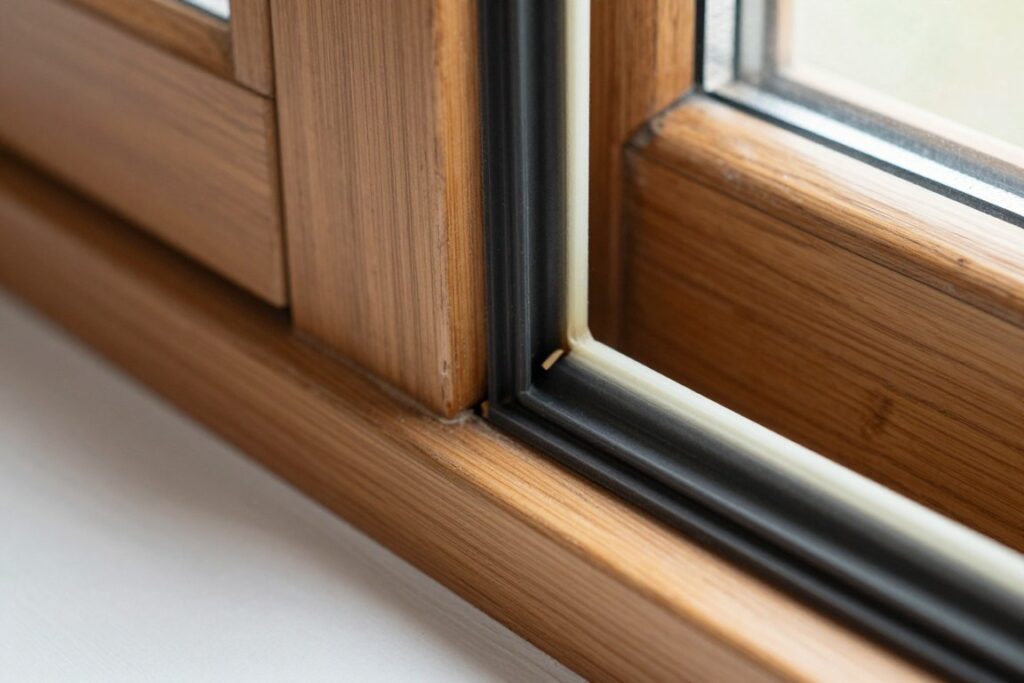 Uszczelnianie okna drewnianego