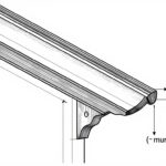 Zacios krokwi na murłacie - schemat pokazujący prawidłowo wykonany zacios na krokwi