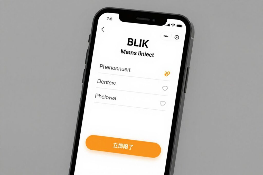 Ekran aplikacji bankowej pokazujący przelew BLIK na numer telefonu