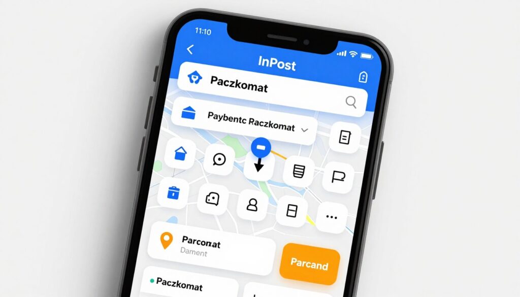 Mapa Paczkomatów InPost z oznaczeniem opcji płatności