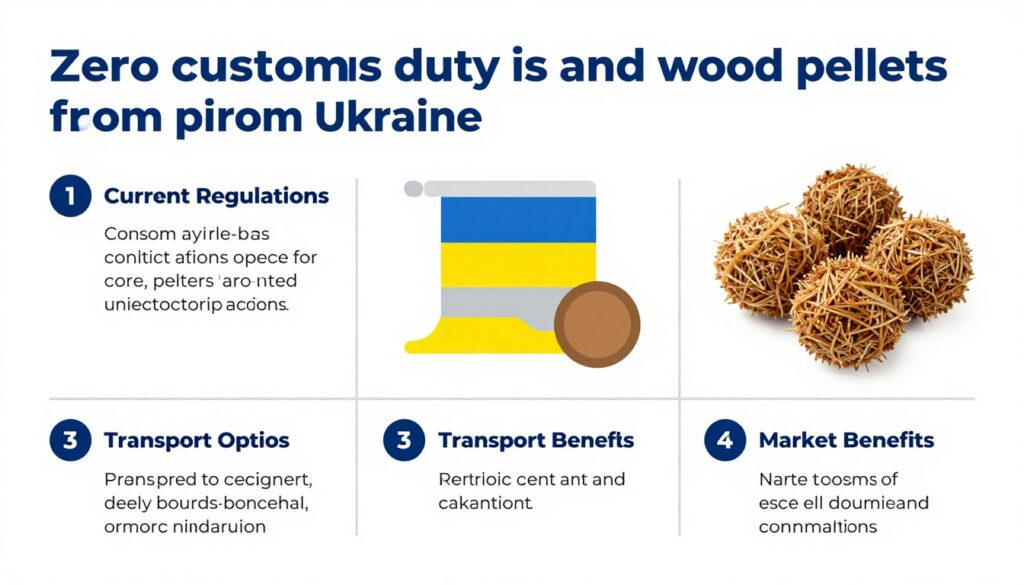 Podsumowanie informacji o cle na pellet z Ukrainy - infografika