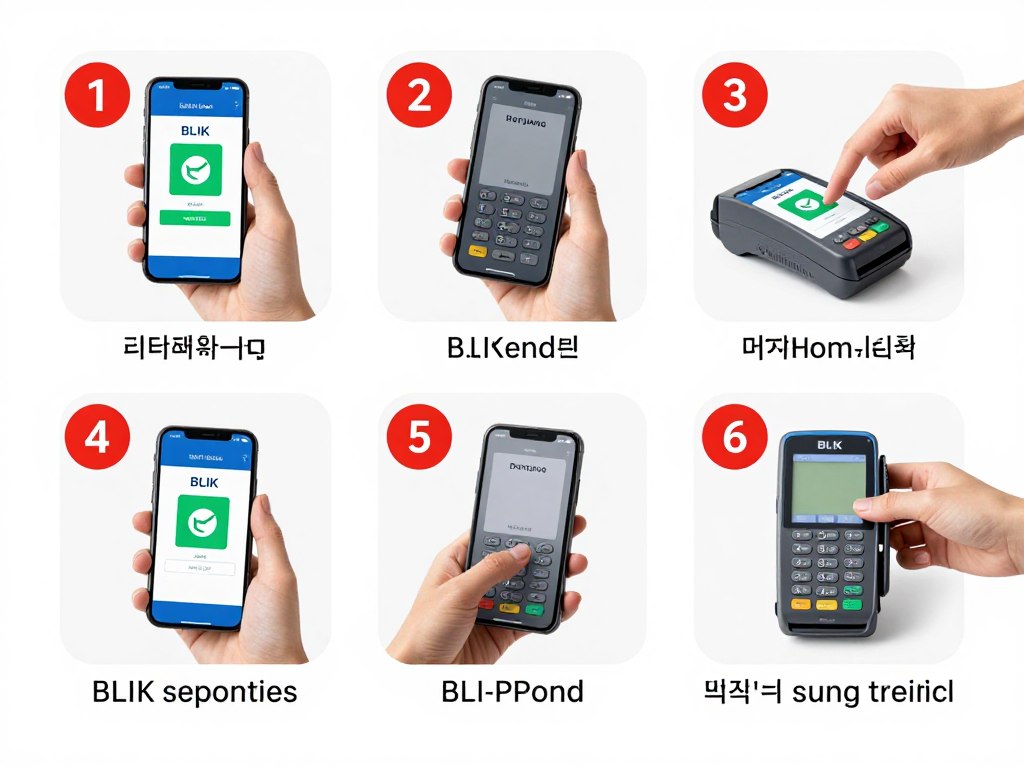 Proces płatności kodem BLIK w sklepie stacjonarnym