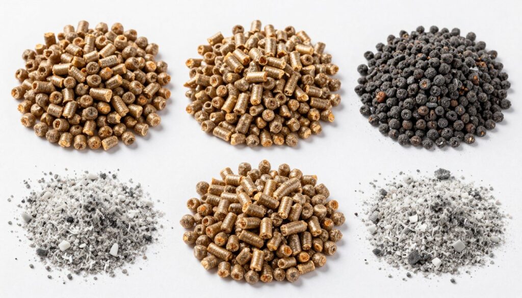 Różne rodzaje pelletu i ich wpływ na ilość powstającego popiołu