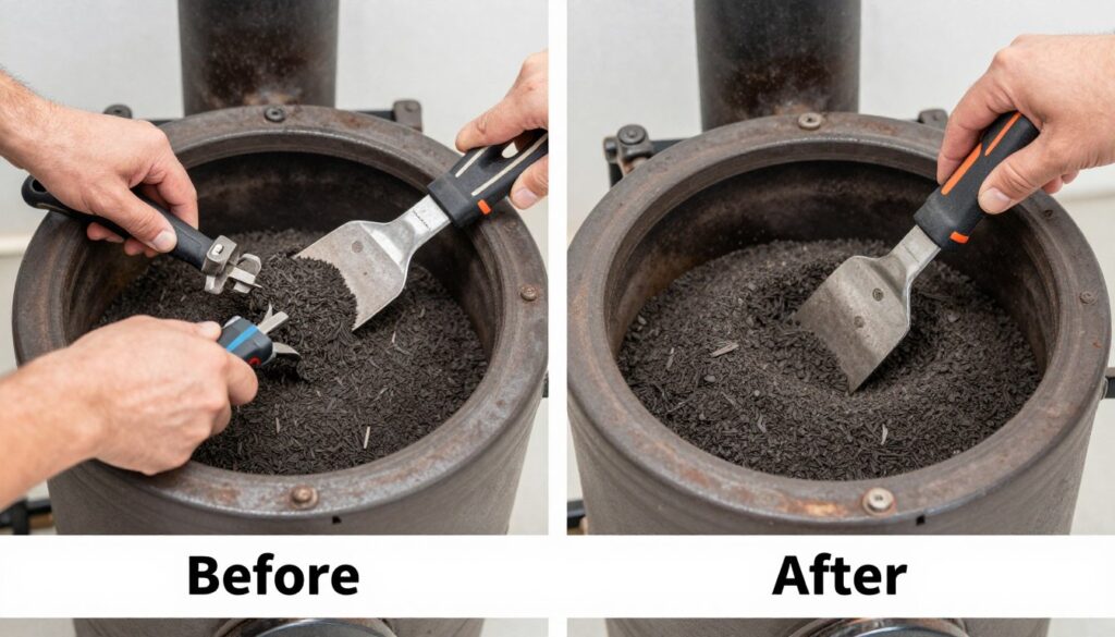 Metody usuwania i zapobiegania powstawaniu spieków w piecu na pellet