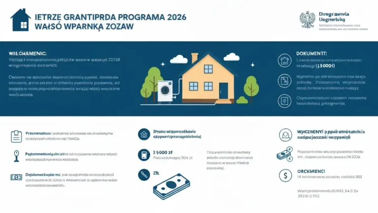 Poradnik dotacji Czyste Powietrze na pompę ciepła 2026 – kwoty, warunki i procedura