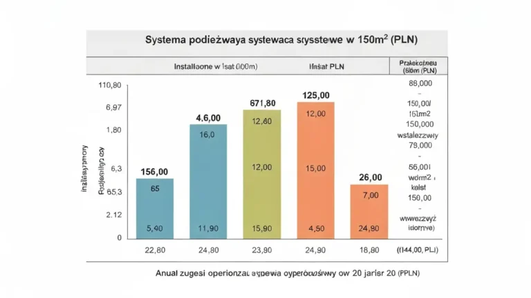 Porównanie kosztów pompy ciepła powietrze-woda i gruntowej – tabela z ceną urządzenia, montażu i całkowitą inwestycją