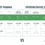 Porównanie pięciu głównych programów dotacji na fotowoltaikę w Polsce 2026 – tabela z kwotami, limitami dochodów i warunkami