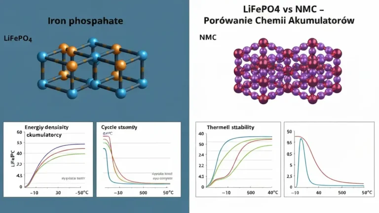Porównanie technologii LiFePO4 i NMC – struktura chemiczna akumulatorów w magazynie energii do domu